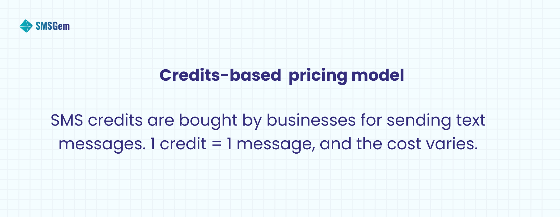What is Credit-based pricing model?